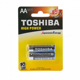 Батарейка AA Toshiba LR06-2P Alkaline, 1.5B, (2/20/200), 2шт