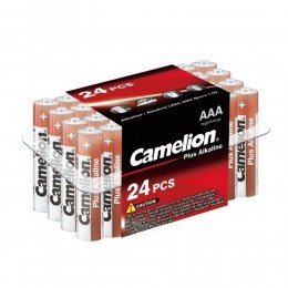 Батарейка AAA Camelion LR03-24Box Plus Alkaline, 1.5B, (24/144/576), (арт.7615)
