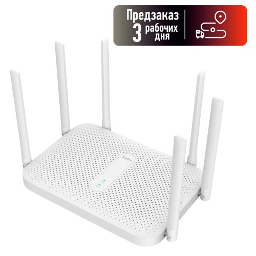 Wi-Fi Роутер XIAOMI, Redmi AC2100 DVB4238CN, пластик, цвет: белый, (арт.DVB4238CN)