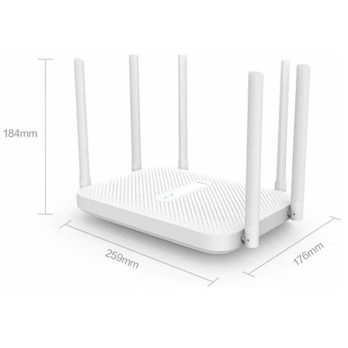 Wi-Fi Роутер XIAOMI, Redmi AC2100 DVB4238CN, пластик, цвет: белый, (арт.DVB4238CN)