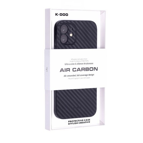 Накладка задняя K-Doo для SAMSUNG Galaxy S24 Plus, Air Carbon, под карбон, цвет: черный