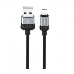 Кабель USB - 8 pin Borofone BX28 Dignity, 1.0м, 3.0A, цвет: серый