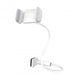 Держатель настольный Borofone, BH23, Bright, зажим, для смартфона, цвет: белый
