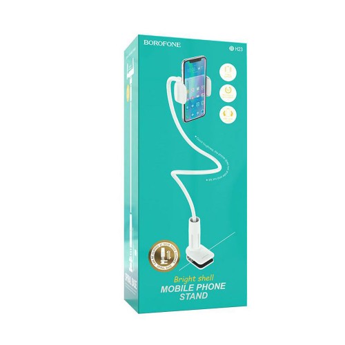 Держатель настольный Borofone BH23 для смартфона, белый
