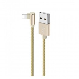 Кабель USB - 8 pin Borofone BX26 Express, 1.0м, 2.4A, цвет: золотой