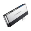 USB-концентратор Borofone DH1, Type-C, цвет: серый