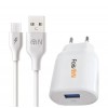 Блок питания сетевой 1 USB FaisON C-75, Mighty, 2100mA, кабель микро USB, цвет: белый