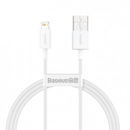 Кабель USB - 8 pin Baseus Superior, 1.0м, 2.4A, цвет: белый