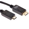 Кабель DisplayPort(m) - HDMI(m) VCOM CG609, 1.8м, 4k, 60Гц, цвет: чёрный