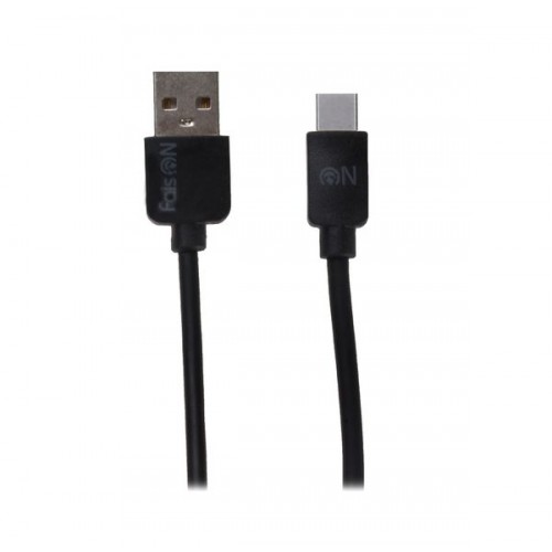 Кабель USB - Type-C FaisON FX1 PRIME, 1.0м, 2.1A, цвет: чёрный