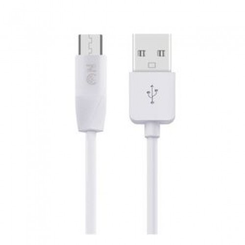 Блок питания сетевой 1 USB FaisON HC11, 1000mA, кабель микро USB, цвет: белый