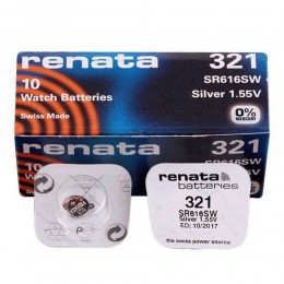 Батарейка Renata 321-10Box Watch, 1.55В, (10/100)