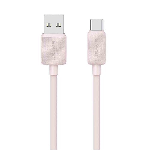 Кабель USB - Type-C Usams US-SJ698 KY Series, 3,0м, 3,0А, цвет: розовый