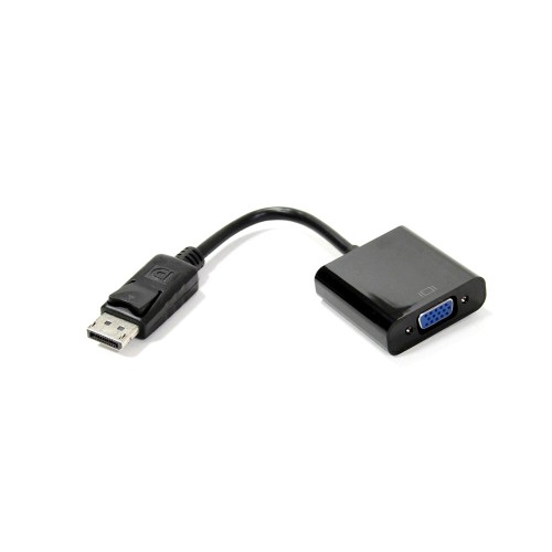 Переходник DisplayPort(m) - VGA(f) TELECOM TA552, 0.2м, цвет: чёрный