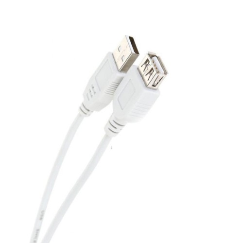 Кабель USB 2.0(m) - USB A(f) TELECOM TC6936, 3.0м, цвет: серый