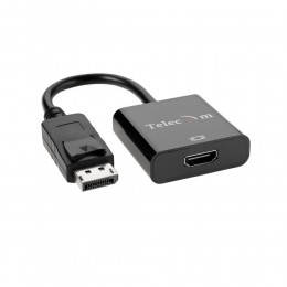 Переходник DisplayPort(m) - HDMI(f) TELECOM TA553, 0.2м, 1920х1080, 60Гц, цвет: чёрный