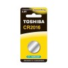 Батарейка Toshiba CR2016-1BL Lithium, 3,0 B, (1/10/400), 1шт