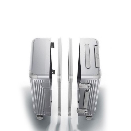 Чемодан XIAOMI Metal Luggage 24", 65 л, серебряный цвет
