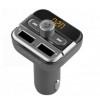 FM-трансмиттер Earldom, ET-M11, Bluetooth, 2 USB. AUX, пластик, TF, цвет: серый