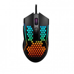 Мышь проводная Defender, Redragon Reaping Elite, оптическая, подсветка RGB, цвет: чёрный