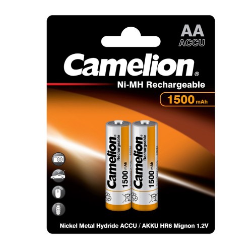 Аккумулятор AA Camelion HR06-2BL 1500mAh - 2 шт.
