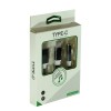 Переходник Type-C(m) на Jack 3,5mm(f), круглый, чёрный
