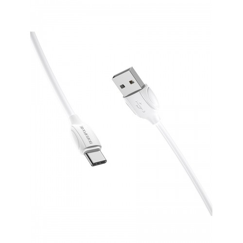 Кабель USB Type-C Borofone BX19 Benefit, 1м, 3.0A, белый
