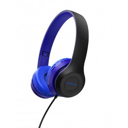 Наушники полноразмерные Borofone BO5, Star sound, Jack 3.5мм, 1.2 м, цвет: синий
