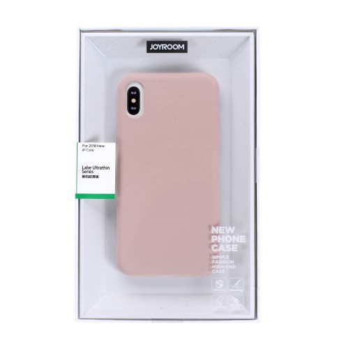 Чехол силиконовый Joyroom для iPhone XS MAX, розовый JR-BP503
