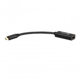 Переходник Type-C(m) - HDMI(f) TELECOM TUC040 Alum Shell, 0,15м, 8K, 30Гц, цвет: чёрный