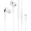 Наушники Borofone BM80 Pro, Elegant, Type-C, белые, 1.2 м
