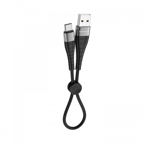 Кабель USB - Type-C Borofone BX32, 0.25м, 5.0A, цвет: чёрный