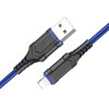 Кабель USB - 8 pin Borofone BX67, 1.0м, 2.4A, цвет: синий