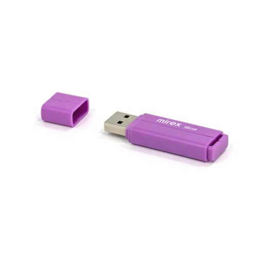 Флеш-накопитель 16Gb Mirex LINE, USB 2.0, пластик, фиолетовый