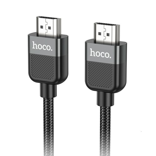 Кабель HDMI - HDMI HOCO US09, 3,0 м, 18 Гбит/с, 4k HD, 60Гц, цвет: чёрный