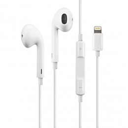 Наушники внутриканальные APPLE  EarPods, A1748, 8 pin, цвет: белый, (арт.MMTN2ZM/A)