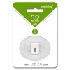 Флеш-накопитель 32Gb SmartBuy Clue, USB 2.0, пластик, белый