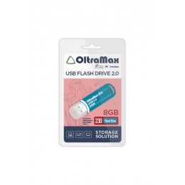 Флеш-накопитель 8Gb OltraMax 230, USB 2.0, пластик, голубой