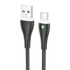 Кабель USB - Type-C Borofone BX100 Advantage, 1.0м, 3,0А, цвет: чёрный