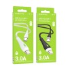 Кабель USB - Type-C Borofone BX100 Advantage, 1.0м, 3,0А, цвет: чёрный