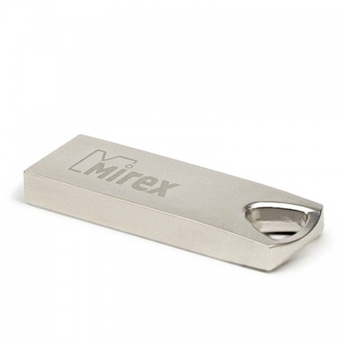 Флеш-накопитель 32Gb Mirex INTRO, USB 2.0, металл, серебряный