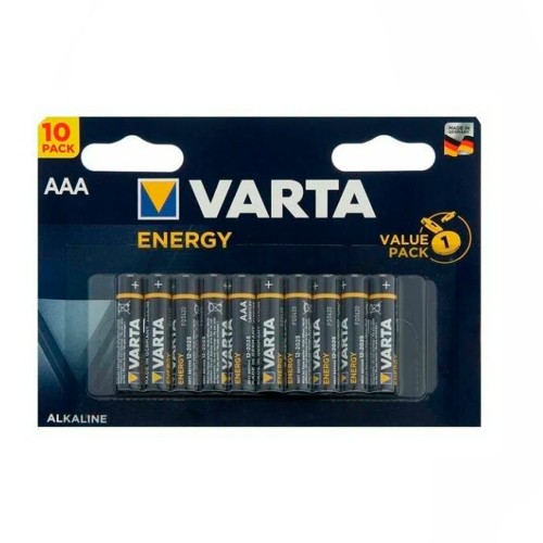 Батарейка AAA Varta LR03-10BL, ENERGY, (10/100/200)