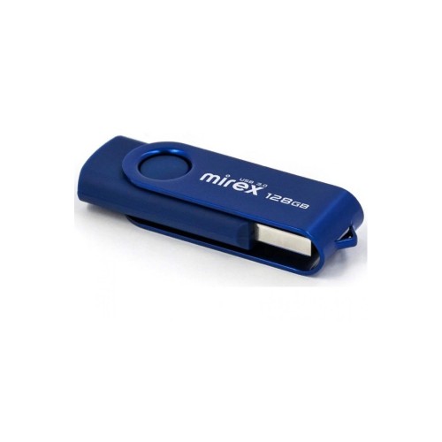 Флеш-накопитель 128Gb Mirex SWIVEL, USB 3.0, пластик, синий