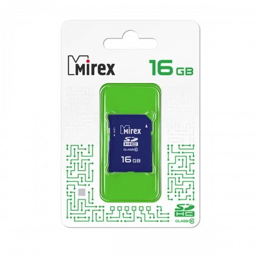 Карта памяти SDHC 16Gb Mirex, Class10