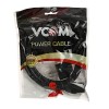 Кабель CEE 7/7 VCOM CE021-CU1.0, 1.8м, 10A, 220В, чёрный
