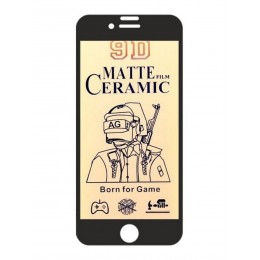 Стекло защитное Noname для SAMSUNG Galaxy A10/A10S/M10, Ceramic Matte, 0.4 мм, 2.5D, матовый, цвет: чёрный