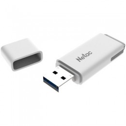 Флеш-накопитель 16Gb Netac U185, USB 2.0, пластик, индикатор, белый