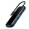 USB-концентратор Baseus BS-OH090, AcmeJoy, 7 Гнезд, PD, 2xUSB3.0, 1xHDMI, SD, TF, кабель Type-C, цвет: чёрный