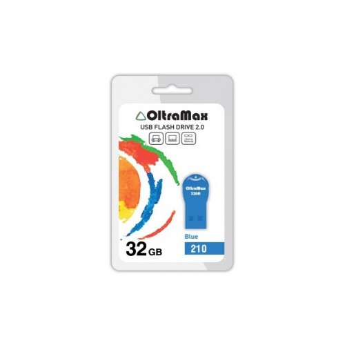 Флеш-накопитель 32Gb OltraMax 210, USB 2.0, пластик, синий