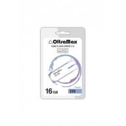 Флеш-накопитель 16Gb OltraMax 220, USB 2.0, пластик, фиолетовый